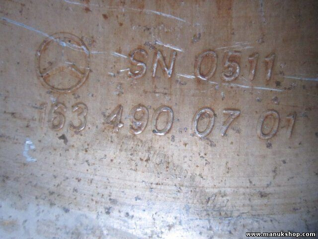 Auspuff Mercedes W163 ML320 1634900701 1634900501 112318302000 98M10