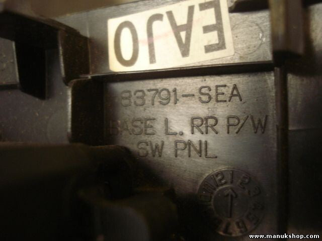 Fensterheber schalter Honda Accord Tourer 83791SEA 83791-SEA