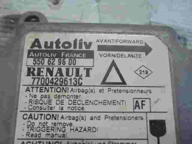 Airbagsensor Airbagsteuergerät Renault Laguna (AF) 7700429613C 550629600