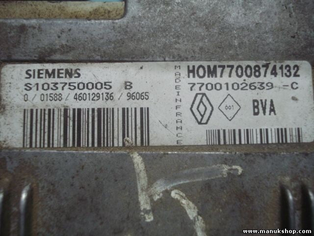 Steuergerät Renault Laguna S103750005B HOM7700874132 7700874132 7700102639-C