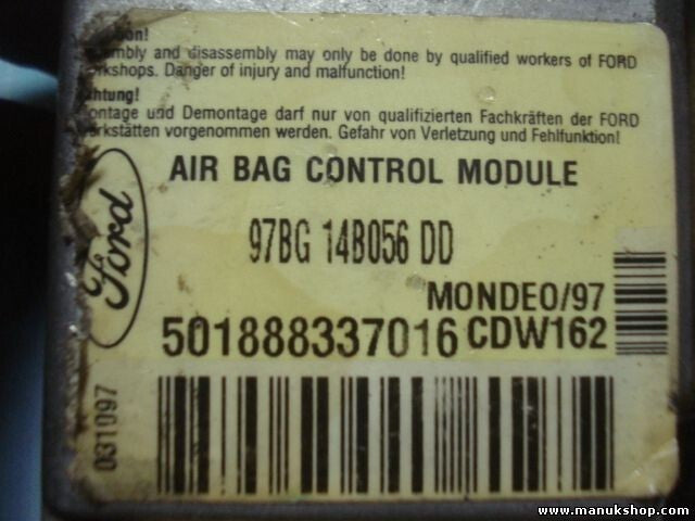 Airbagsensor Airbagsteuergerät Ford Mondeo 97 CDW162 97BG14B056DD 501888337016
