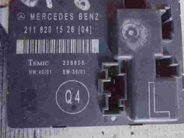 Türsteuergerät Mercedes-Benz E W211 (L) 04 2118201526 Q4 TEMIC 356805 HW 40/01
