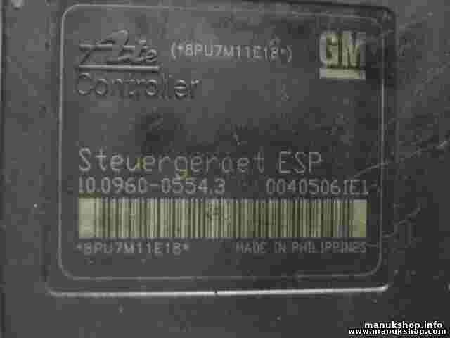 Steuergerät ABS Opel Astra H 00405061E1 13246535 ATE 10020602904 10096005543