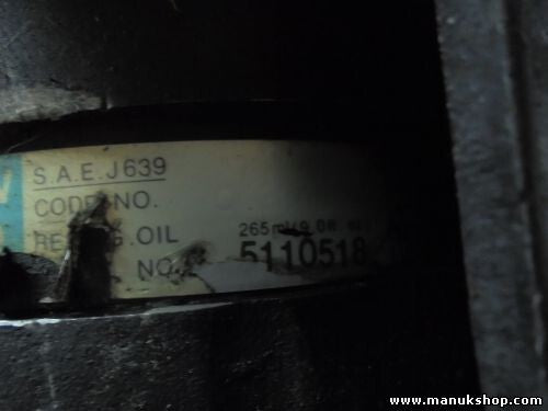 Klimakompressor SsangYong family Korando 5110518 SAEJ639 SAE J639 R-134a