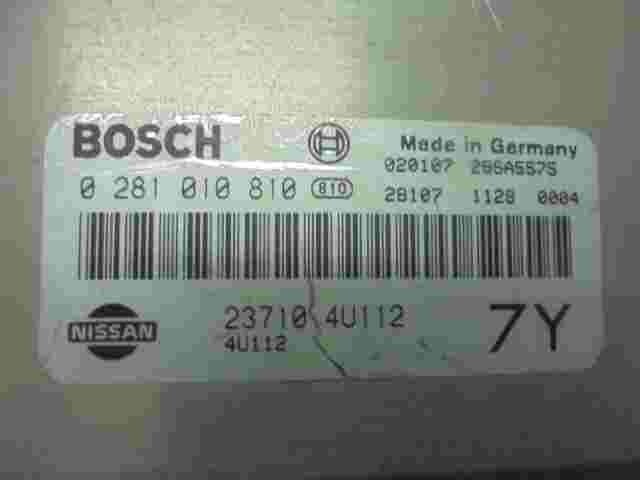 Motorsteuergerät Nissan Almera Tino 7Y 237104U112 BOSCH 0281010810 28SA5575