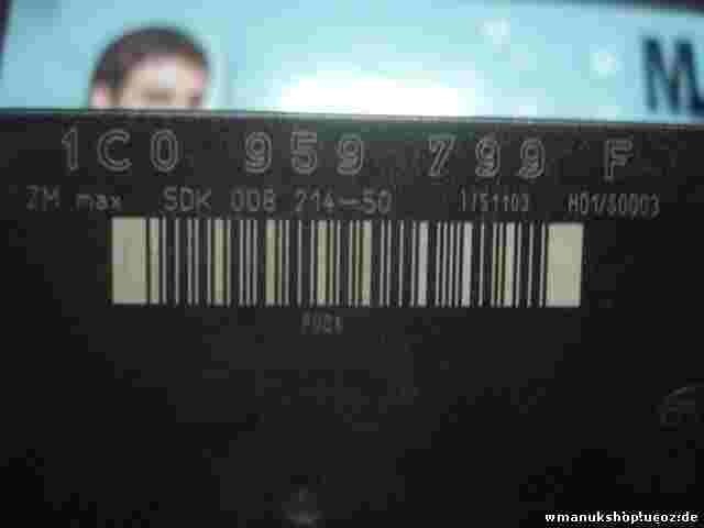 Komfortsteuergerät KSG Seat Leon Toledo 1C0959799F 1CO959799F HELLA 5DK00821450