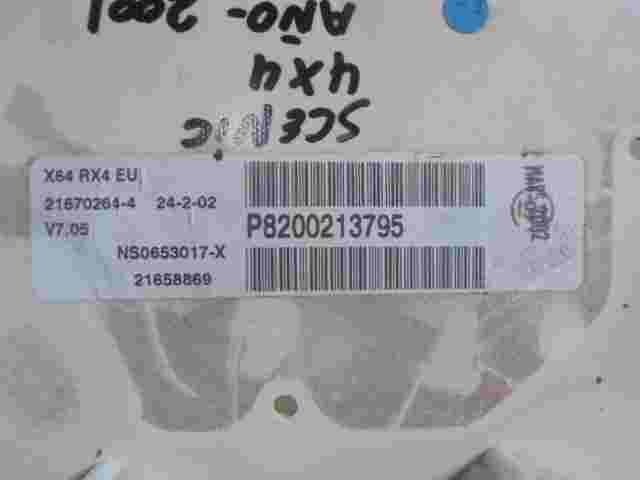 Tachoscheiben Renault Scenic P8200213795 8200213795 NS0653017-X SAGEM 21670264-4