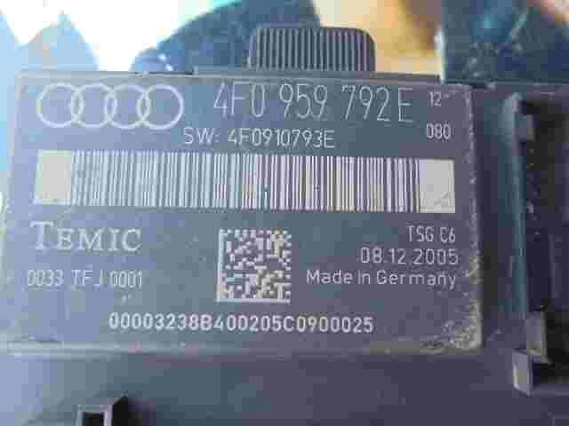 Türsteuergerät Audi A6 4F 4F0959792E 4FO959792E 4F0910793E TEMIC 0033 TF J 001