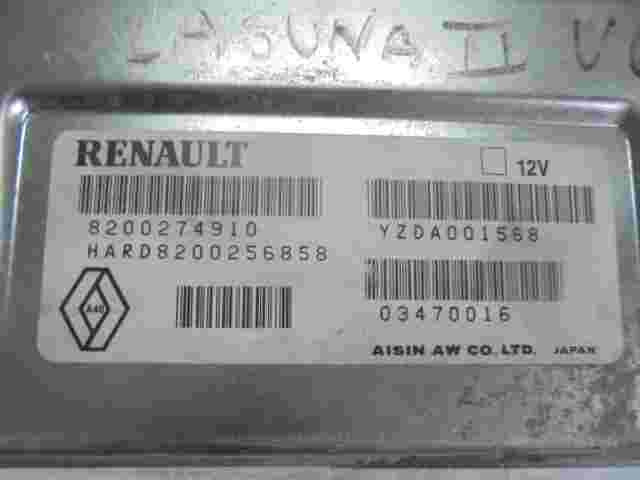 Getriebesteuergerät Renault 8200274910 8200256858 HARD8200256858 YZDA001568