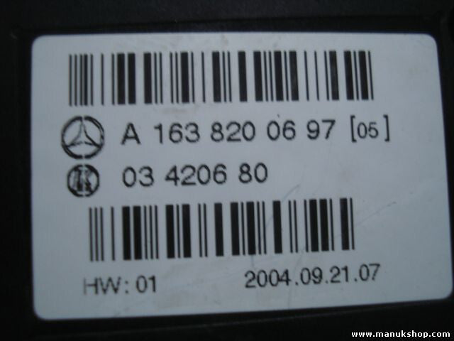 Fensterheber schalter Mercedes-Benz ML 320 2004 A1638200697 LK 03420680