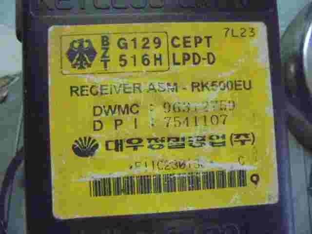 Steuergerät Wegfahrsperre Alarmmodul Daewoo Leganza 7541107 96312759 RK500EU