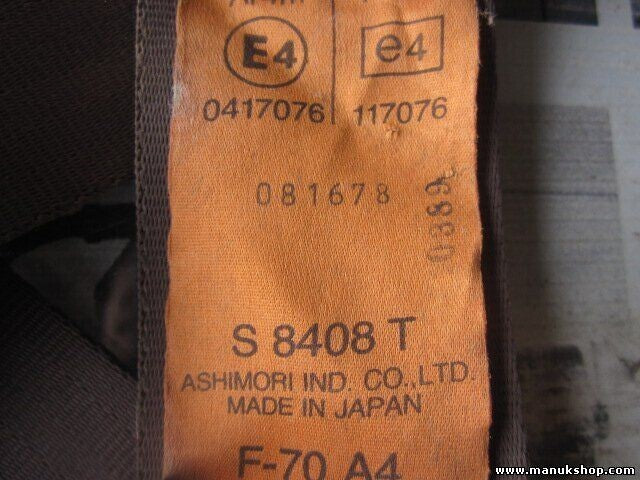Sicherheitsgurt Gurt Suzuki Samurai 1.3 S 8408 T S8408T F-70 A4 F70A4 0417076