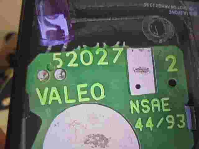 Funkfernbedienung Schlüssel Gehäuse Renault 52027 VALEO NSAE 44/93