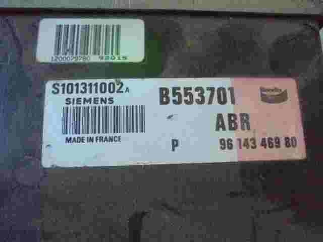 Steuergerät ABS Peugeot Citroen Renault 9614346980 B553701 SIEMENS S101311002A