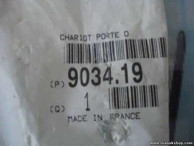 Rollenführung tür Oben Citroen Peugeot Berlingo Partner 903419 9034.19