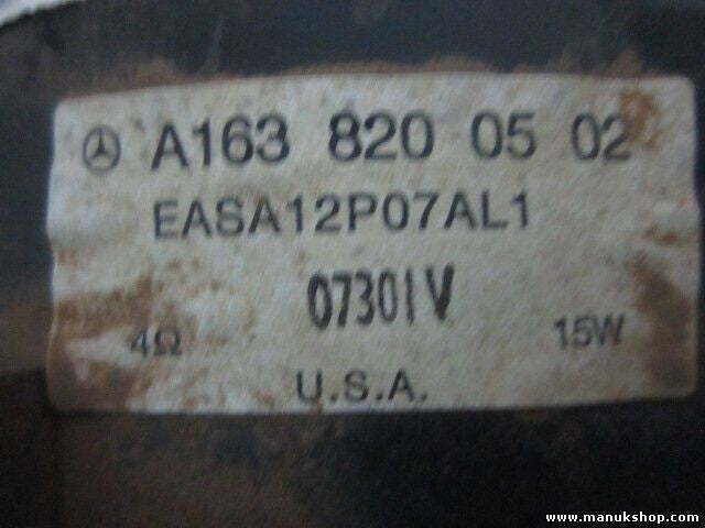 Lautsprecher Mercedes-Benz W163 M Klasse ML 320 A1638200502 EASA12P07AL1