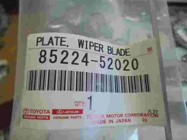 Plate Rear Wiper Blade Toyota Yaris 8522452020 85224-52020