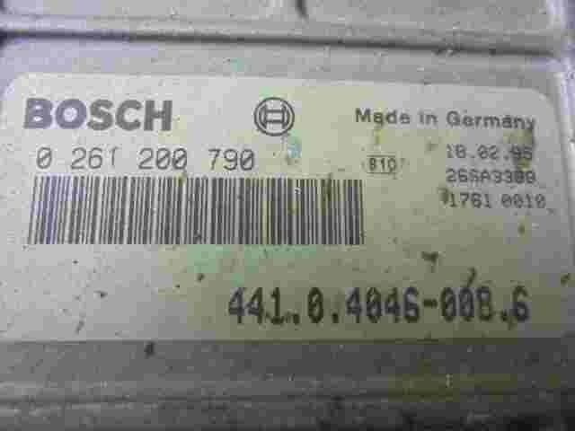 Motorsteuergerät VW Volkswagen Skoda 1.3 441040460086 26SA3398 BOSCH 0261200790