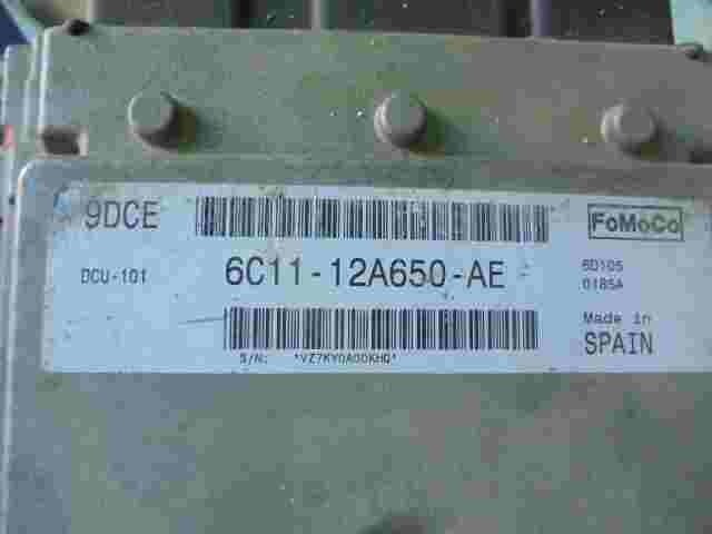 Motorsteuergerät Ford Tansit 2.4 6C1112A650AE 6C11-12A650-AE FoMoCo 9DCE DCU-101