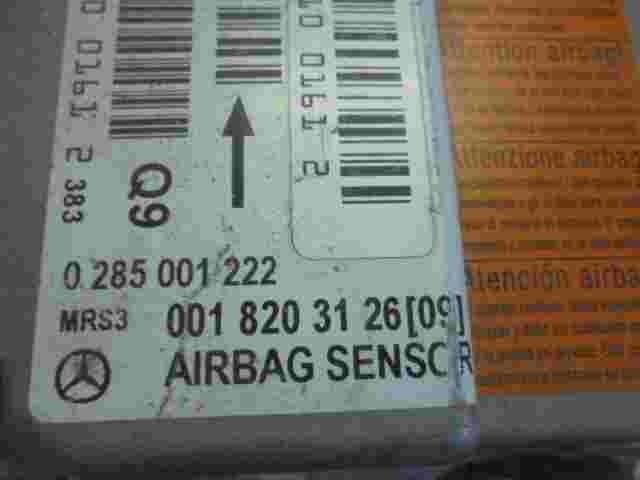 Airbagsensor Airbagsteuergerät Mercedes W168 Q9 0018203126/09 BOSCH 0285001222