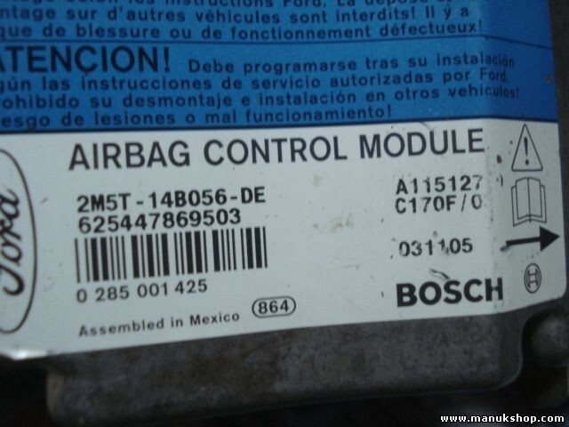 Airbagsensor Airbagsteuergerät Ford Focus C-Max 2M5T14B056DE 0285001425 041222