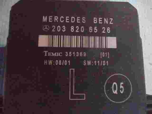 Türsteuergerät Mercedes C-Class W203 2038206526 Q5 TEMIC 351369 (01) HW 08/01