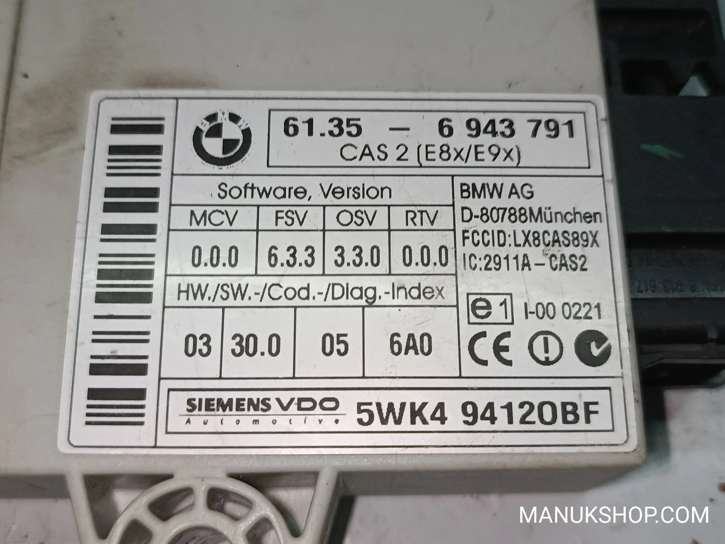Steuergerät Zentralverriegelung BMW E60 E61 61356943791 5WK494120BF LX8CAS89X