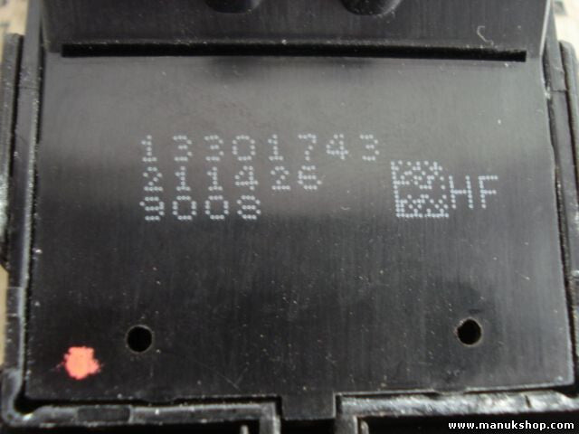 Fensterheber schalter Opel Insignia 2.0 HF 13301743 211426 9008