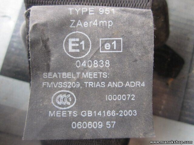 Sicherheitsgurt Gurt Land Rover 6G9N61294BGW 6G9N-61294-BGW 605993000