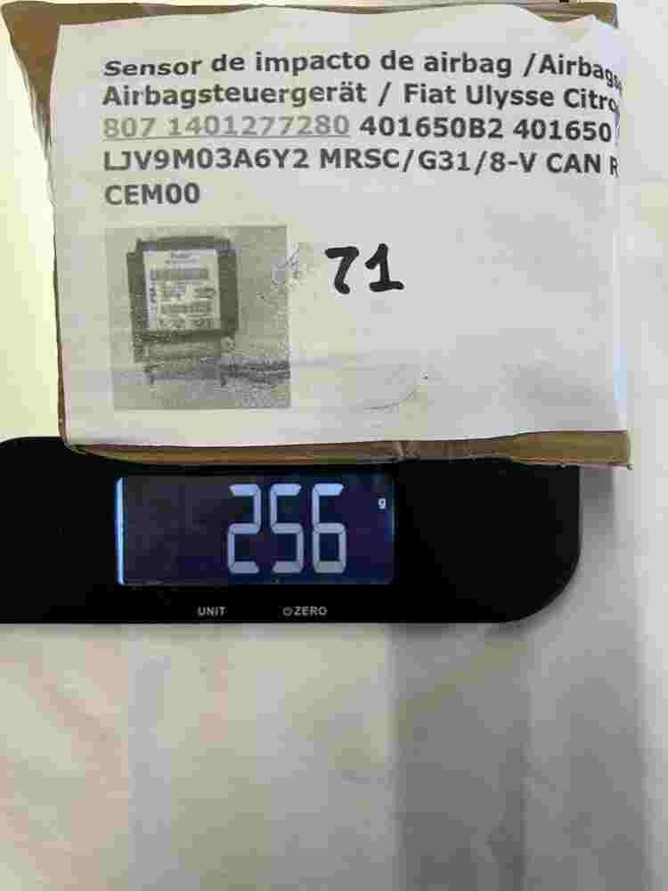 Airbagsensor Airbagsteuergerät Fiat Citroen Peugeot 807 1401277280 LJV9M03A6Y2