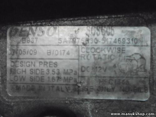 Klimakompressor Fiat Punto Strada Lancia Musa 1.3 D DENSO 5A7975600 517469310