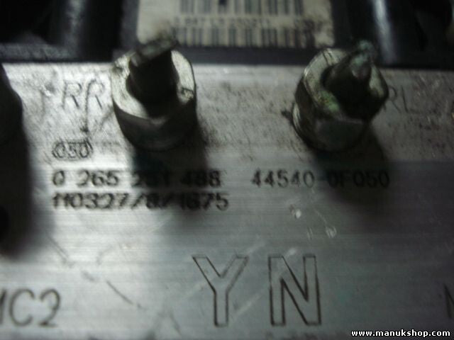 Hydraulikblock Toyota Corolla Verso 2010 BOSCH 0265951566 0265251488 445400F050