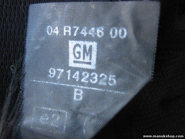 Gurtschloss Gurtschnapper hinten links Opel Frontera B 97142325 B 04 R7446 00