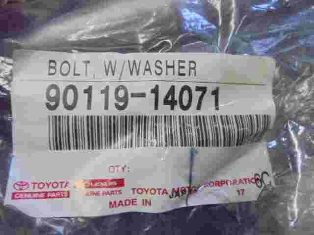 Bolt W/ Washer / Toyota Land Cruiser 4Runner 9011914071 90119-14071
