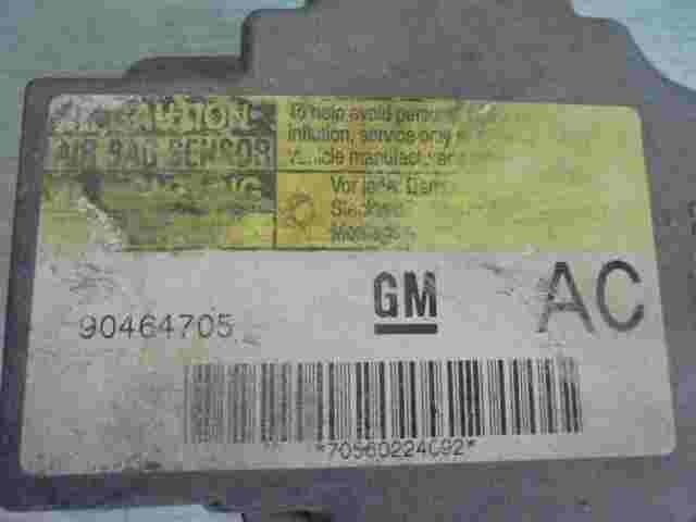 Airbagsensor Airbagsteuergerät Opel Astra Vectra B (AC) 90464705 70560224092