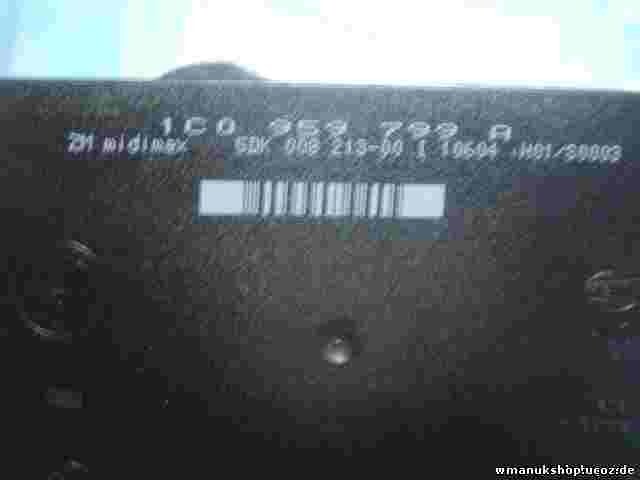 Komfortsteuergerät KSG Volkswagen 1C0959799A ZM MIDI MAX 5DK00821300 H01/S0003