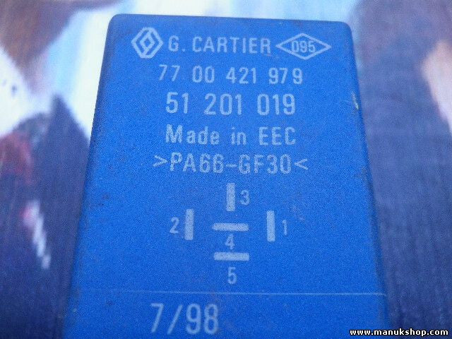 Relais Renault 77 00 421 979 7700421979 51 201 019 51201019