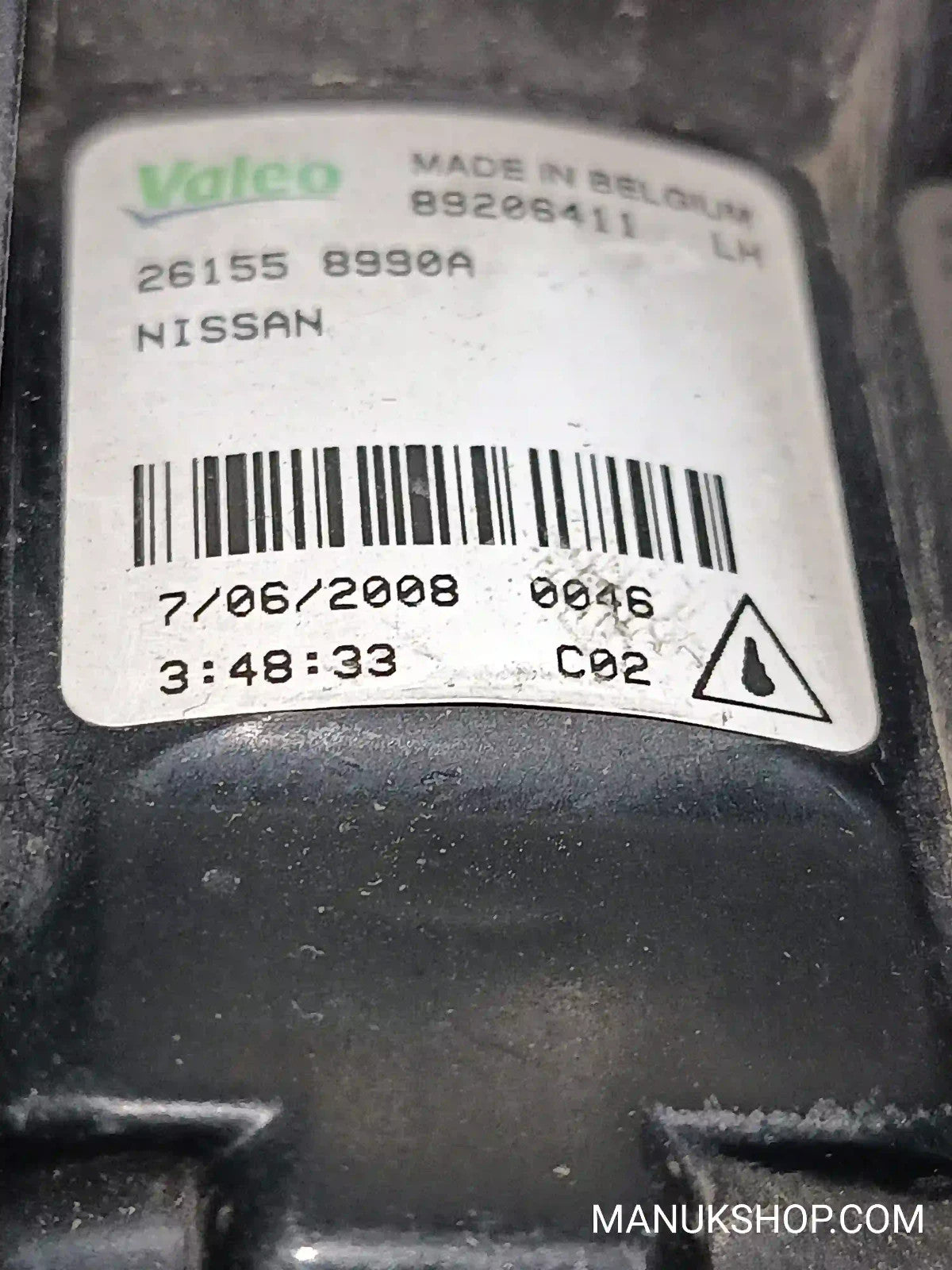 Nebelscheinwerfer vorne Links Nissan Qashqai Valeo 261558990A 26155-8990A