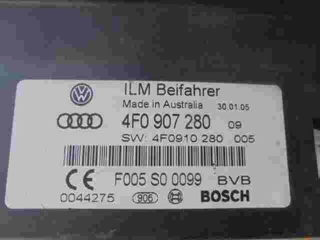 Bordnetzsteuergerät Audi A6 S6 C6 4F 4F0907280 (09) 4F0910280 BOSCH F005S00099