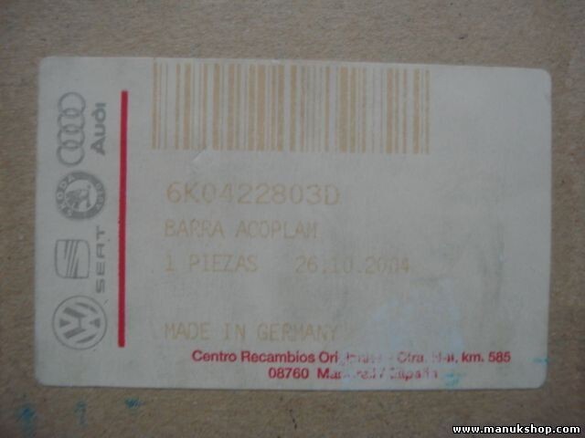 Spurstange VW Volkswagen Caddy II 6K0422803D 6K0 422 803 D