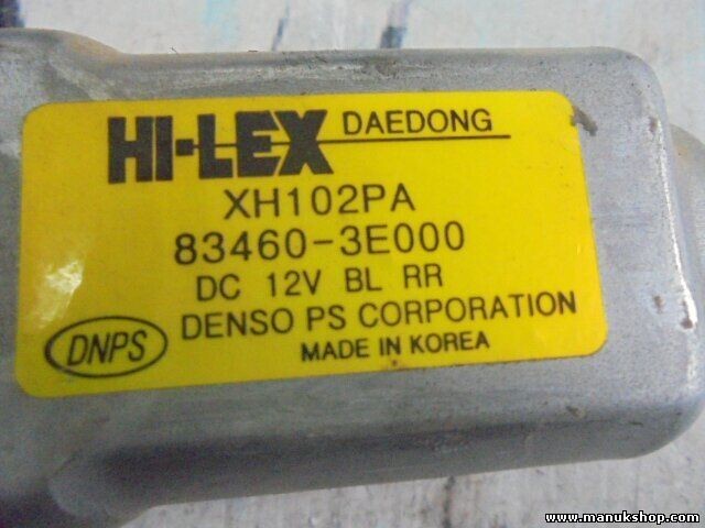 Fensterheber motor hinten rechts Kia Sorento 2.5 CRDi DENSO 834603E000 XH102PA