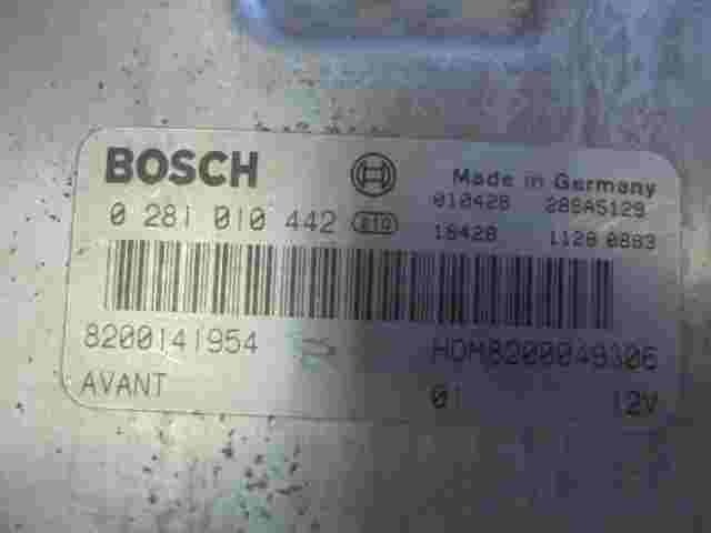 Motorsteuergerät Megane Scenic 8200141954 HOM8200049306 8200049306 0281010442
