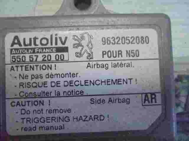 Airbagsensor Airbagsteuergerät Peugeot 306 (AR) 9632052080 550572000