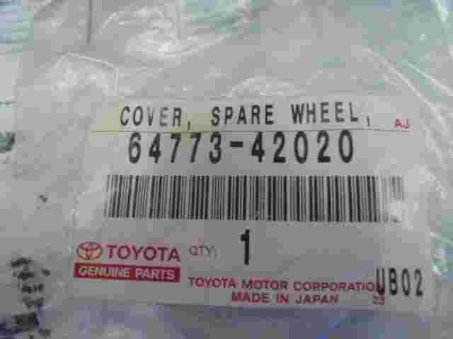 Cover Spare Wheel Toyota RAV4 6477342020 64773-42020