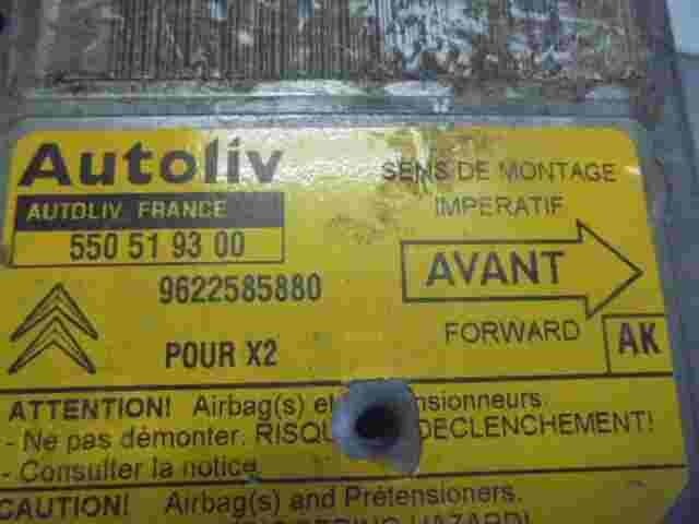 Airbagsensor Airbagsteuergerät Citroen Xsara Picasso (AK) 9622585880 550519300