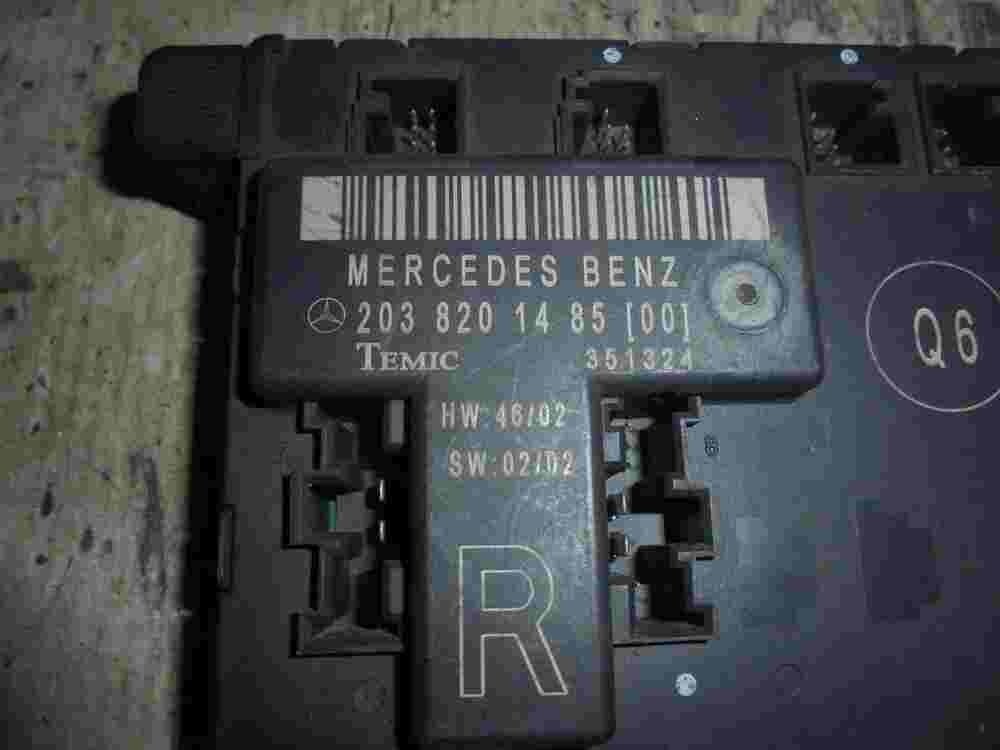 Karosseriesteuergerät Mercedes W203 2038201485 203 820 14 85 Q6 TEMIC 351324