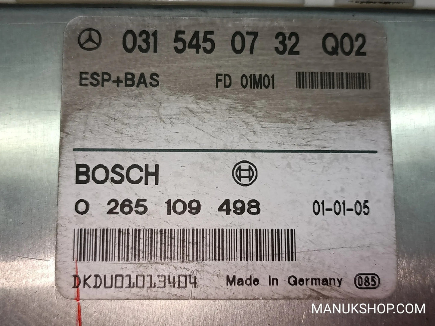 Steuergerät Mercedes-Benz E Class W210 (Q02) 0315450732 0265109498 FD01M01