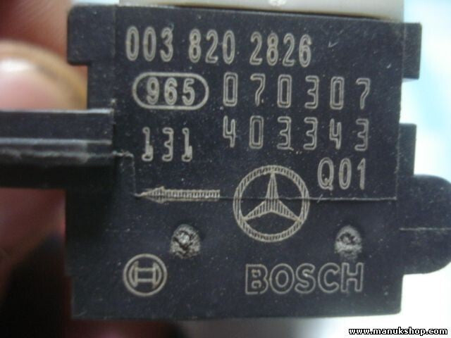Airbagsensor Airbagsteuergerät Mercedes-Benz Q01 0038202826 070307403343