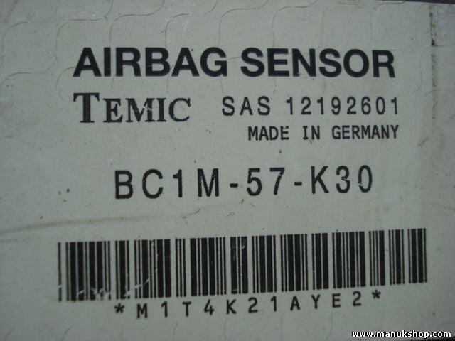 Airbagsensor Airbagsteuergerät Mazda 323F BA TEMIC SAS 12192601 BC1M57K30