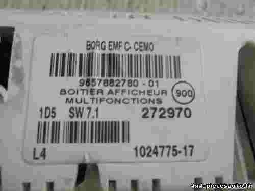Bordcomputer Peugeot 407 9657882780-01 965788278001 BORG EMF C-CEMO 102477517